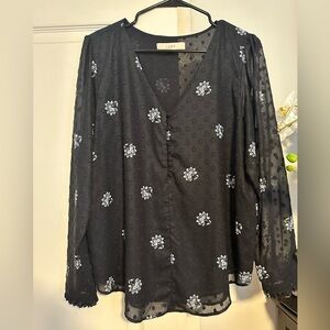 EUC LOFT Ladies Blouse - Size Large